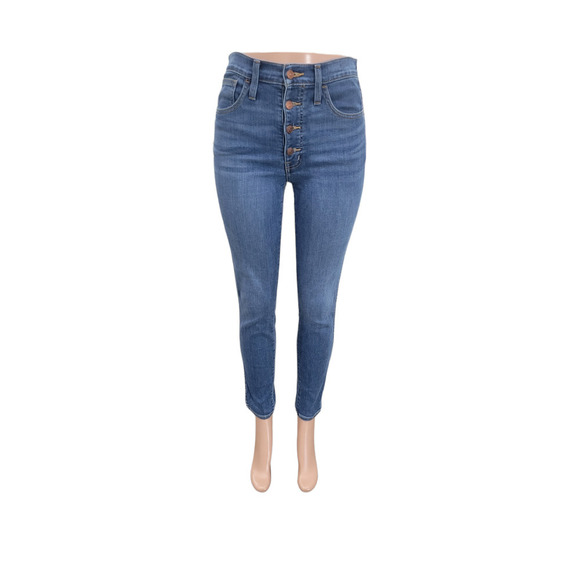 Madewell 10" High Rise Roadtripper Supersoft Stretch Denim‎ Jeans Size 27 Monroe - Picture 1 of 16